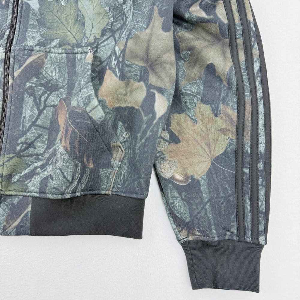 Adidas Camo Hoodie Sweatshirt Size‎ S Mens Full Zip Woodland JY2775 - Picture 5 of 10